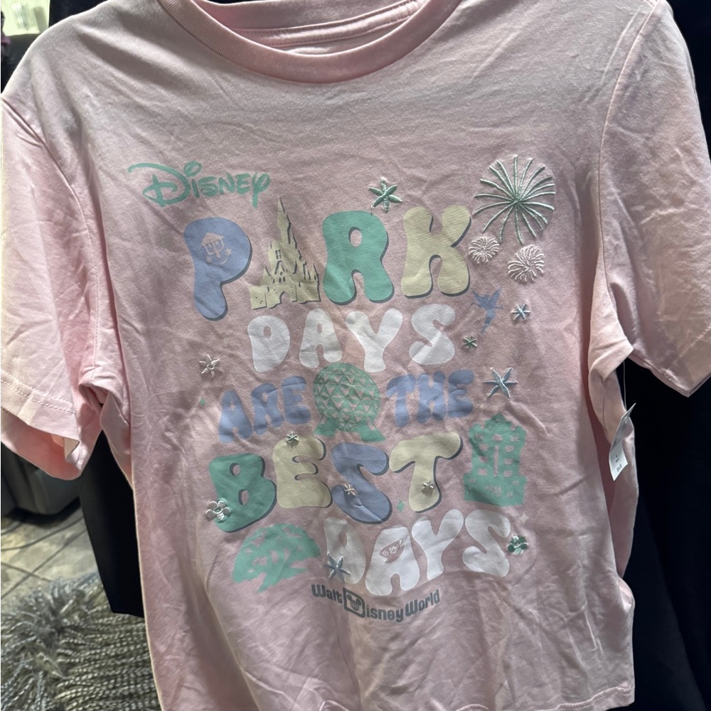 Disney Parks Disney World "Park Days Are The Best Days" T Shirt NEW